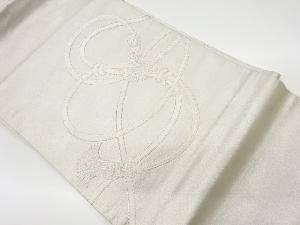 リサイクル　組紐模様刺繍名古屋帯